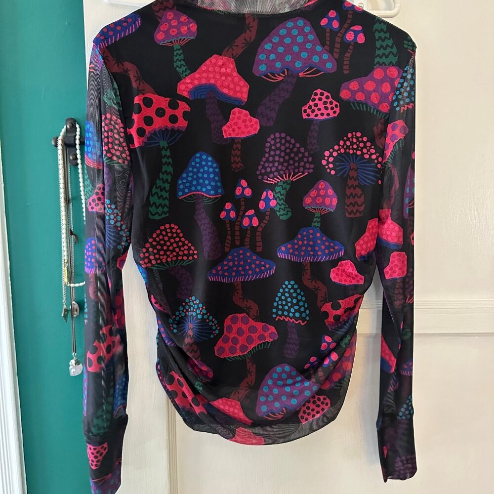 FARM Rio Multicolor Mesh Blouse - Picture 4 of 4